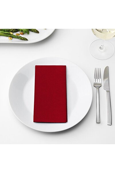 Story 33 X 33 cm 2 Katlı 20'li Garson Katlama Bordo Renkli Kağıt Peçete