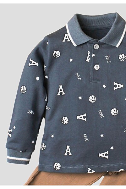 Kidex’s Baby Baby Boy Cotton Polo Suit Pants Top Double Suit Wedding Birthday Engagement Wedding