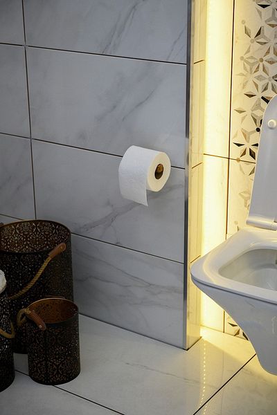 Hagen Wooden Toilet - Paper Holder Adhesive Beech