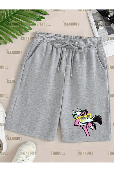aynewmoda Men's Shorts - Cool duck Print, Regular Fit, with Pockets