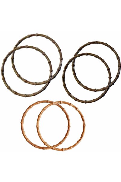 orhanucuzluk Черна найлонова торбичка с бамбуков вид - Модел At10, 1 брой