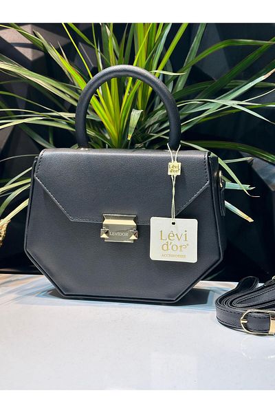 Levidor Levidor LEVDR.910015.SYH - Faux Leather Shoulder Bag with Special Color Combination