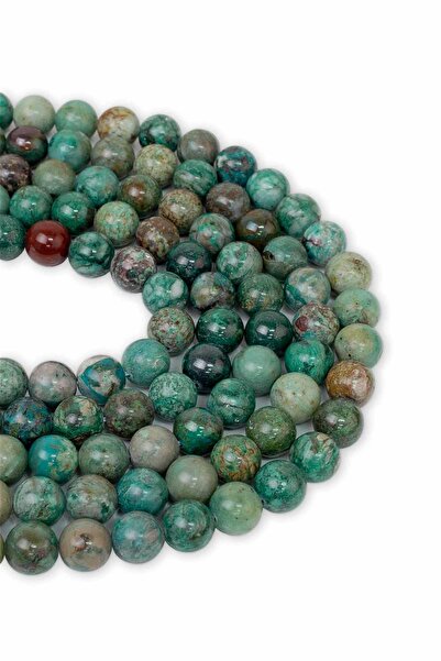 Dünya Doğal Taş Azurite 8 MM Stone Array - Modelul A