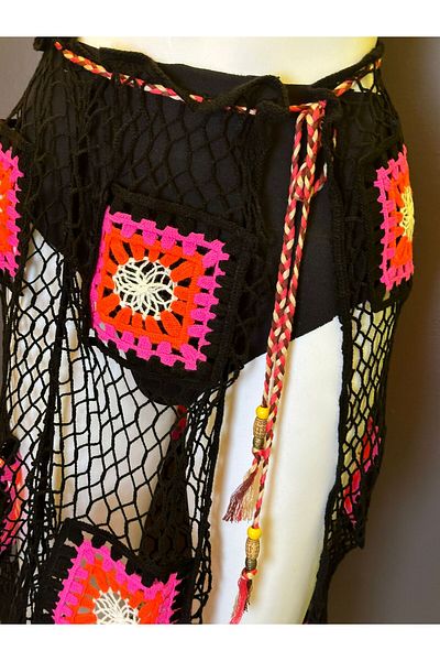 Gönülden Tasarım 80 cm Cut - Ethnic Motif Women's Pareo, Standard Size