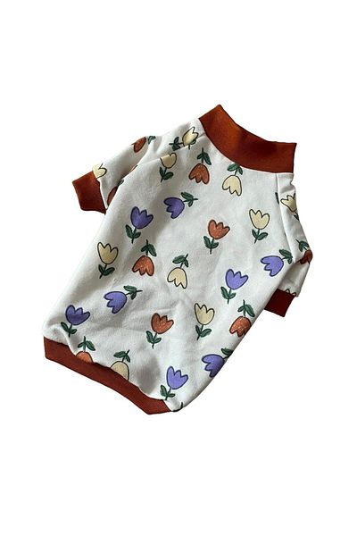 Barneystore Tulip Printed Cat Dog Sweat