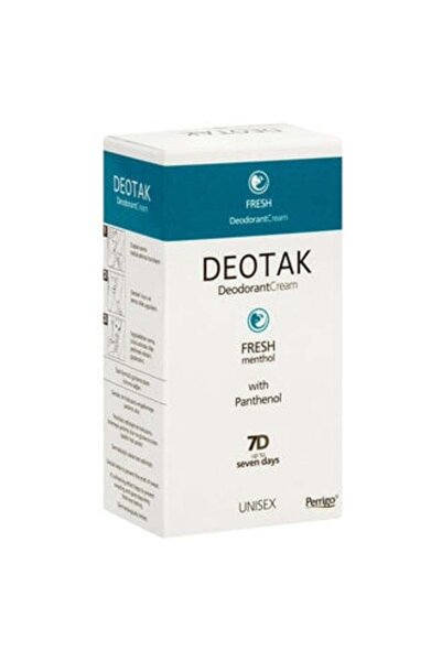 Baby ( KİL MASKESİ HEDİYE ) Deotak Krem Deodorant Fresh 35 Ml ( 1 ADET )