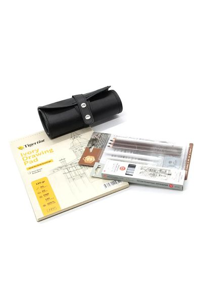 Tigertint Charcoal Sketch Set 21 Pieces