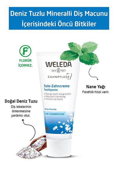 Weleda Sea Salt Mineral Organic Toothpaste 75ml