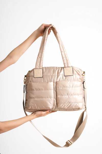 Redoxy Γυναικεία τσάντα ώμου από ύφασμα αλεξίπτωτου μεγάλου μεγέθους - Ειδικό...