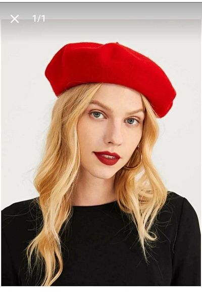 Nilbutik French Painter Austrian Wool Felt Beret Hat