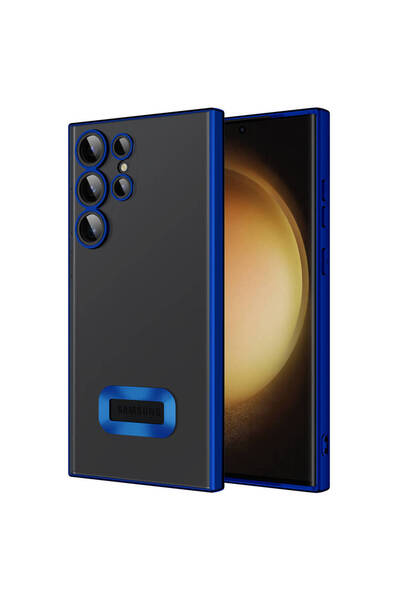 AQUA AKSESUAR Samsung Galaxy S23 Ultra Uyumlu Logo Gösteren Kamera Korumalı R...