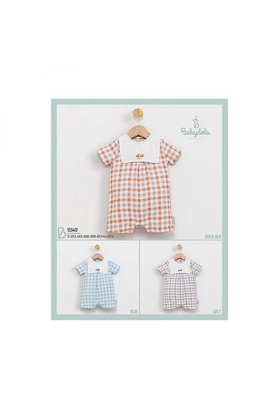 Babydola Anti-Sweat Embroidered Baby Jumpsuit - Car Patterned