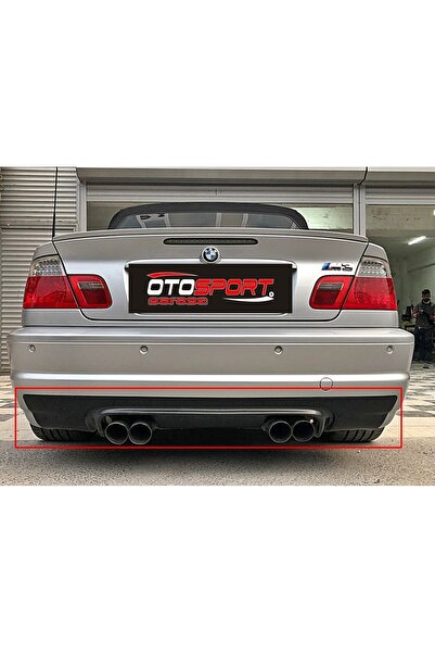 OTOSPORT Bmw E46 M3 Arka Tampon Difüzör Fiberglass Boyasız
