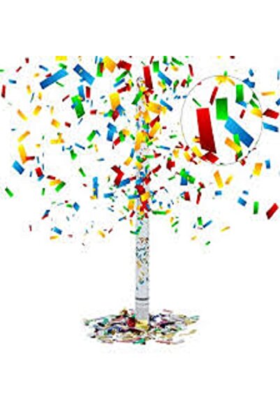 İRHANLAR Konfeti 30cm, Özel Günler Için Şerit Atan Klasik Karnaval Konfeti 1 ...