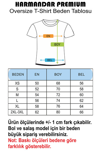 Harmandar Біла унісекс-футболка оверсайз з принтом дракона - 100% бавовна, зручний крій