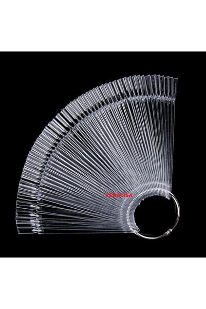 Venalisa 50'li Anahtar Kartela Oje Katoloğu Şeffaf Renk Düz