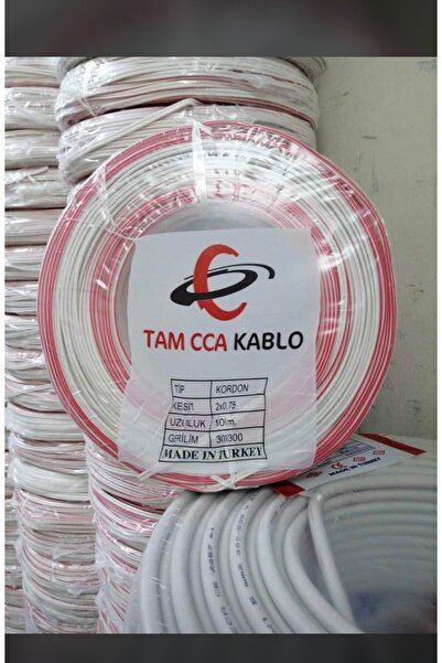 TAM 2x0.75 Mm Kordon Kablo Kesit 100 Mt