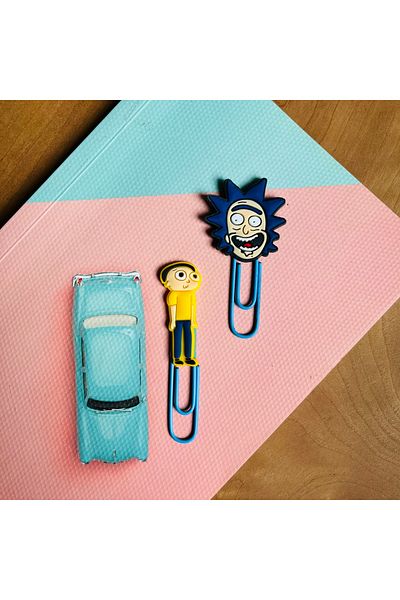 Crocs Rick and Morty 3D Bookends - Σετ 2 Σημειωματάριων Οπτικής Χρήσης