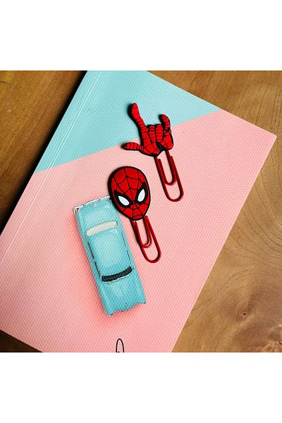 Crocs Σετ βιβλίων και σελιδοδεικτών Spiderman 3D - Σετ 2 (Notebook Visual Purpose)