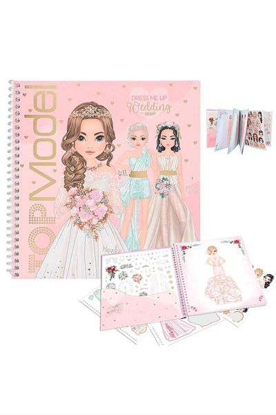 Top Model 412411   Model Wedding Dress Me Sticker Book