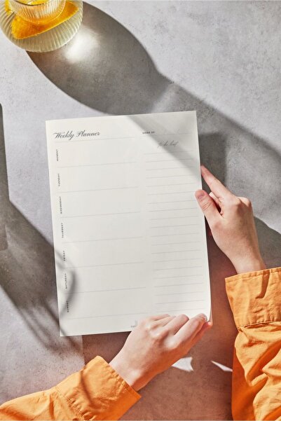 Paperoma Masaüstü Haftalık Planlayıcı - Yüksek Kaliteli Sayfalar - Minimal Di...