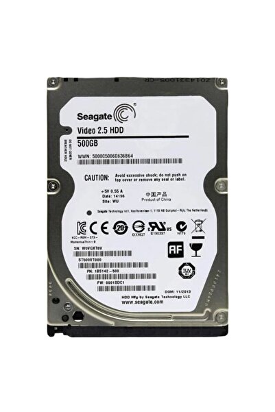 SEAGETE Seagate 500GB 2.5" Cache Sata 3 Sabit Disk ST500VT000 İthalatçı Garantili