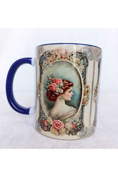 Mugs and love Vintage tasarım büyük boy kupa