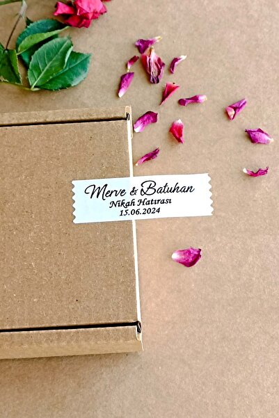 Vice Kişiye özel etiket - Hediyelik Etiketi - 144 adet 1,8 x 5.5 cm sticker