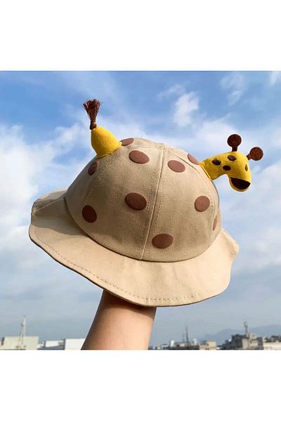 hobidünyam- Summer Sun Hat - Children's Giraffe Model