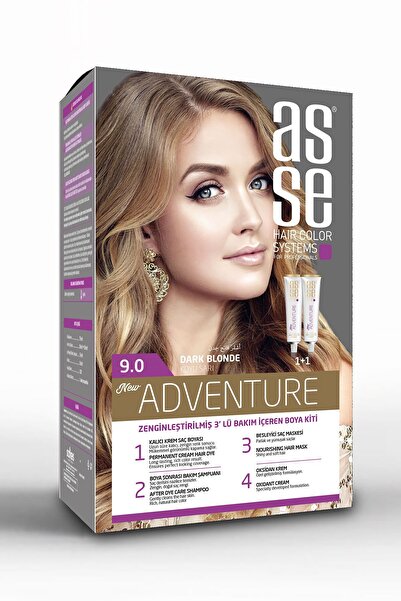 asse Adventure Set Saç Boyası No:9.0 Koyu Sarı