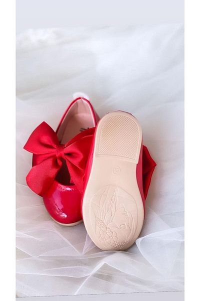 TOBAİ Girl's Red Ballet Shoes