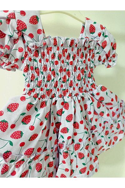 krm kerem bebe Strawberry Summer Girls' Dress
