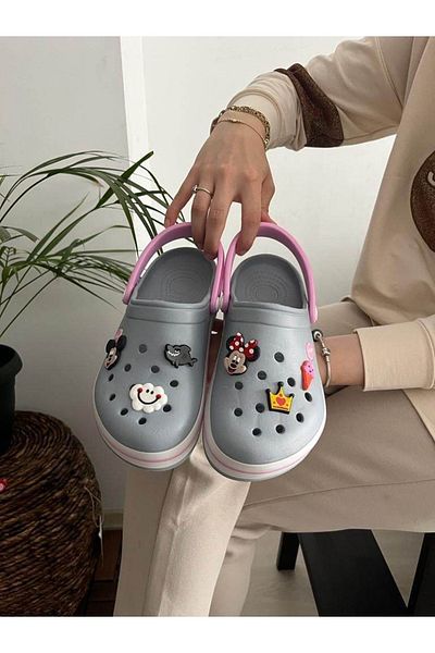 Behtah Kundura Akınalbella Full Orthopedic Cross Slippers Doctor Nurse Daily (1 Ornament on It Will Be Sent)