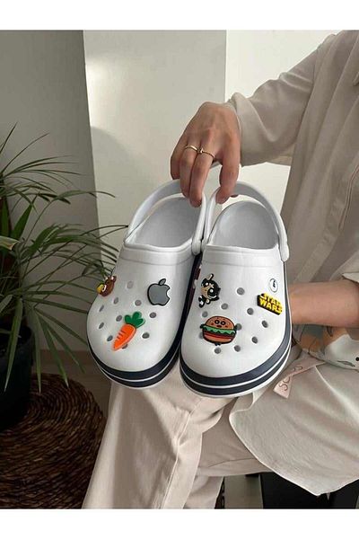 Behtah Kundura Full Orthopedic Cross Slippers Doctor Nurse Daily (1 Ornament on It Will Be Sent)