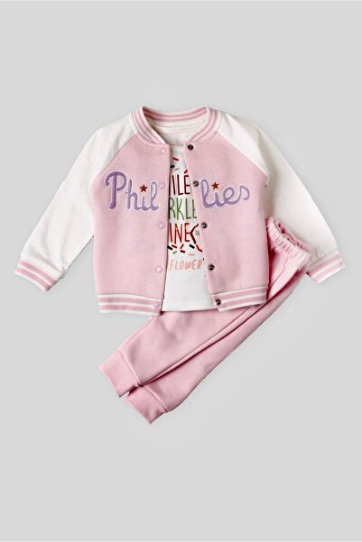Chicsy Baby Baby Girl Set Cotton Inside Phillies Baby Set with Lower and Top ...