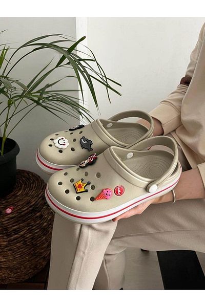 Behtah Kundura Full Orthopedic Cross Slippers Doctor Nurse Daily (1 Ornament on It Will Be Sent)