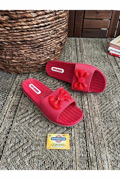 Behtah Kundura Wet Floor Non-Slip Sole with Bow - Beach, Pool, Balcony and Street Slippers