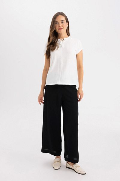 DeFacto Capri-Culotte aus Crinkle-Viskose mit weitem Bein - C9565AX24SM