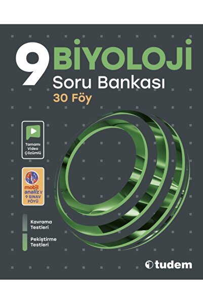 Tudem Yayınları TUDEM YAYINLARI 9.SINIF BİYOLOJİ SORU BANKASI