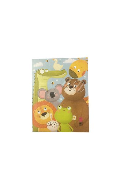 Thinkbook Σειρά Minnak - Lion and His Friends 14x11 cm Έγχρωμη Σελίδα Χωρίς Επικάλυψη Σημειωματάριο