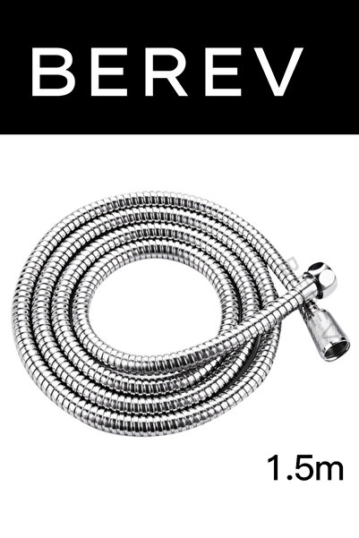 Berev Filtreli 5 Fonksiyonlu Yüksek Basınçlı Ayarlanabilir Duş Başlığı 150 Cm Hortum Yapışkanlı Duş Başlığ