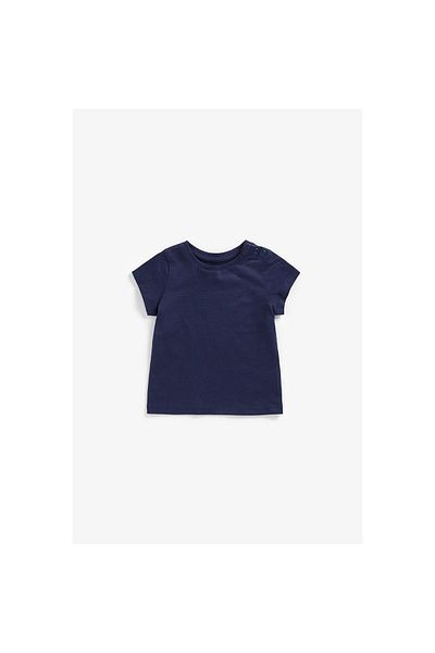MOTHERCARE Girl's Navy Blue T-Shirt