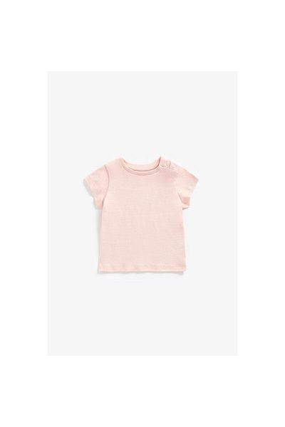 MOTHERCARE Light Pink Baby T-Shirt - Comfortable Fit