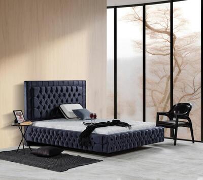 Mobilya Dükkanım Chester 140X190 Çift Kişilik Yatak, Karyola Seti EY2000