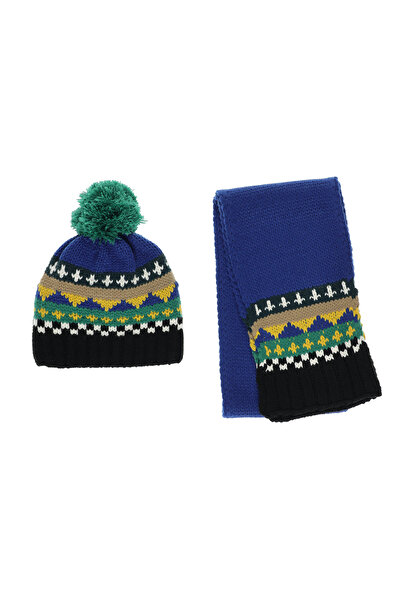 Panço Erkek Çocuk Atkı Bere Set