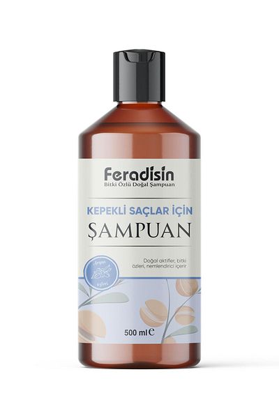 Feradisin 500 Ml Gmdes Halal Certified Hair Shampoo with Bran