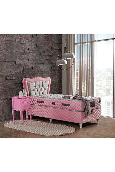 Mobilya Dükkanım Hanzade 120X200 Tek Kişilik Yatak, Baza, Başlık Seti EY2025