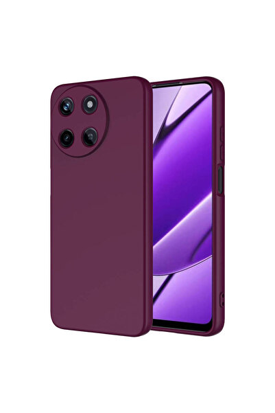 Nezih Case Realme 11 4G Kılıf Kamera Korumalı Kadife İç Yüzeyli (Şık Tasarım) Silikon Kapak