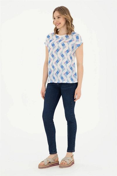 U.S. Polo Assn. Tricou PAST US Polo Assn pentru femei 1825275   ALBASTRU ÎNCHIS