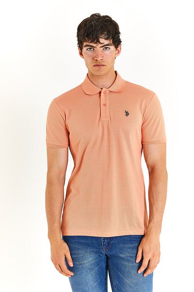U.S. Polo Assn. Мъжка оранжева тениска US Polo Assn. GTP04IY024 - 1792406